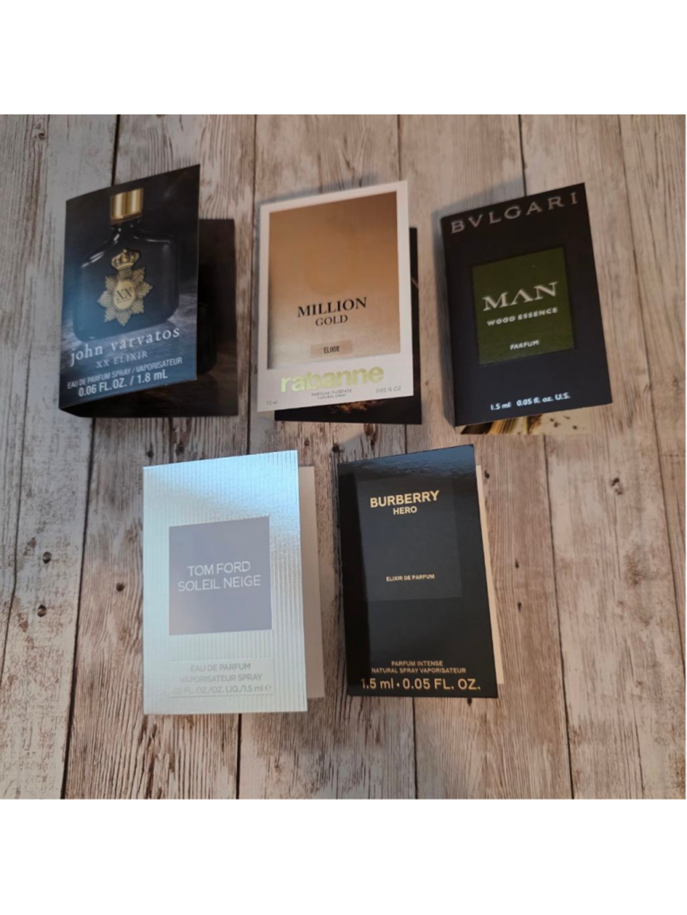 Men's Mixed Brands Grooming Fragrance Samples